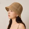 Fisherman Hat Women's Spring Summer Sunshade Hat Cross-Grain Hollow Breathable Sunscreen Hat