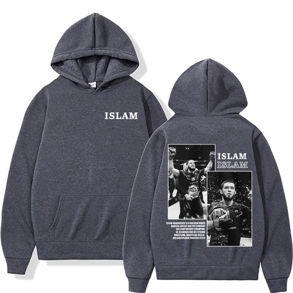 Dagestan Russian Islam Makhachev Cover Hoodie Men's Fashion Violence Aesthetic Sweatshirt Hoodies Streetwear