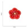 Little Plum Blossom Self-Adhesive Embroidery Patch: Cute Decoration for Clothes, Hats, or Home Textiles