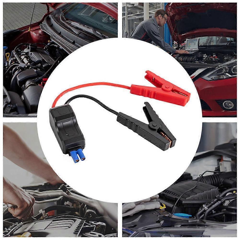 For EC5 Crocodile Clip – Car Emergency Jump Starter with 5-in-1 Anti-Pinch/Recoil Clips