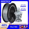 GEEETECH Standardní PLA filament 1 kg 1,75 mm Plastový materiál pro 3D tiskárnu, Přesnost 0,03 mm, Více barev, Vhodné pro většinu FDM tiskáren