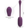 Œuf vibrant - PRETTY LOVE - DOREEN - Rechargeable - Silicone violet - 12 fonctions de vibration