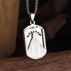 Delicate Our Lady of Guadalupe Medal Pendant Stainless Steel Virgin Mary Necklace Women\\'s Prayer Jewelry Catholic Jewelry Gift