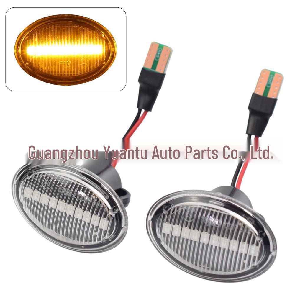 Compatible Side Marker Lights for Fiat 500, Ford KA, Maserati, Alfa Romeo Steering and Door.