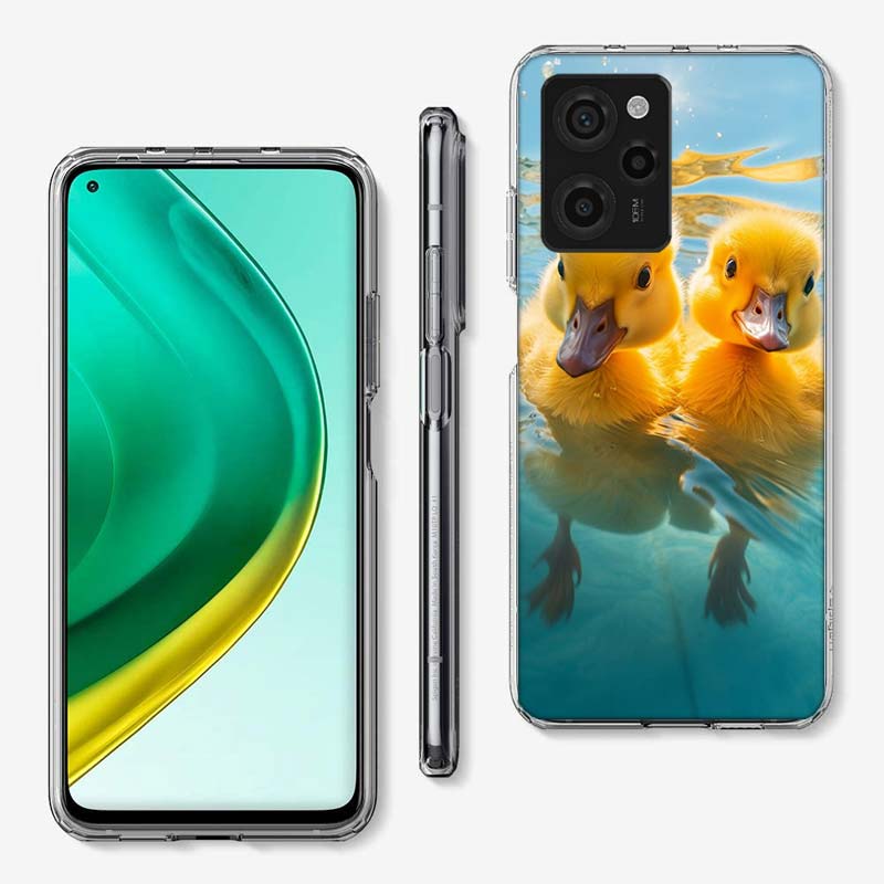Yellow Duck Cover Phone Case For Xiaomi Poco M8 M7 M6 M4 M3 X7 X6 X4 Pro F7 Ultra M5S Mi 14 14T 15 15T 12T 10T Pro 12S 12 11 Lit