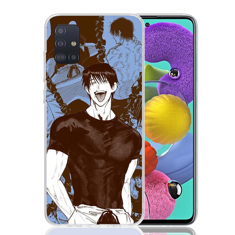 JujuKaisen Fushiguro Toji Phone Case For Samsung Galaxy A52 A32 A22 A12 A02S A50S A30S A51 A31 AA71 Note 20 Ultra 10 S10 Plus Ga