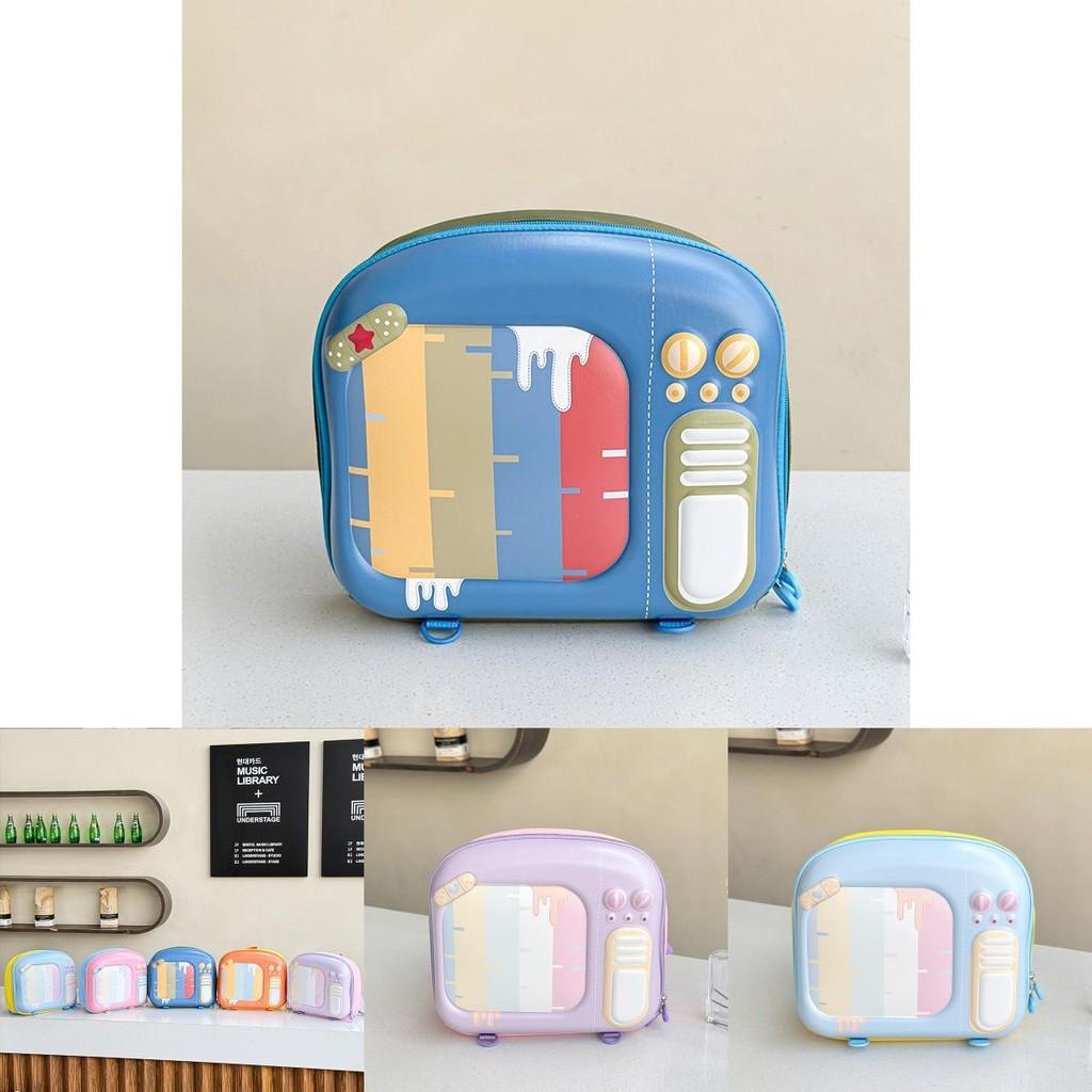 Cute Cartoon Tv Exterior Design Children Hard Shell Backpack For Kindergarten