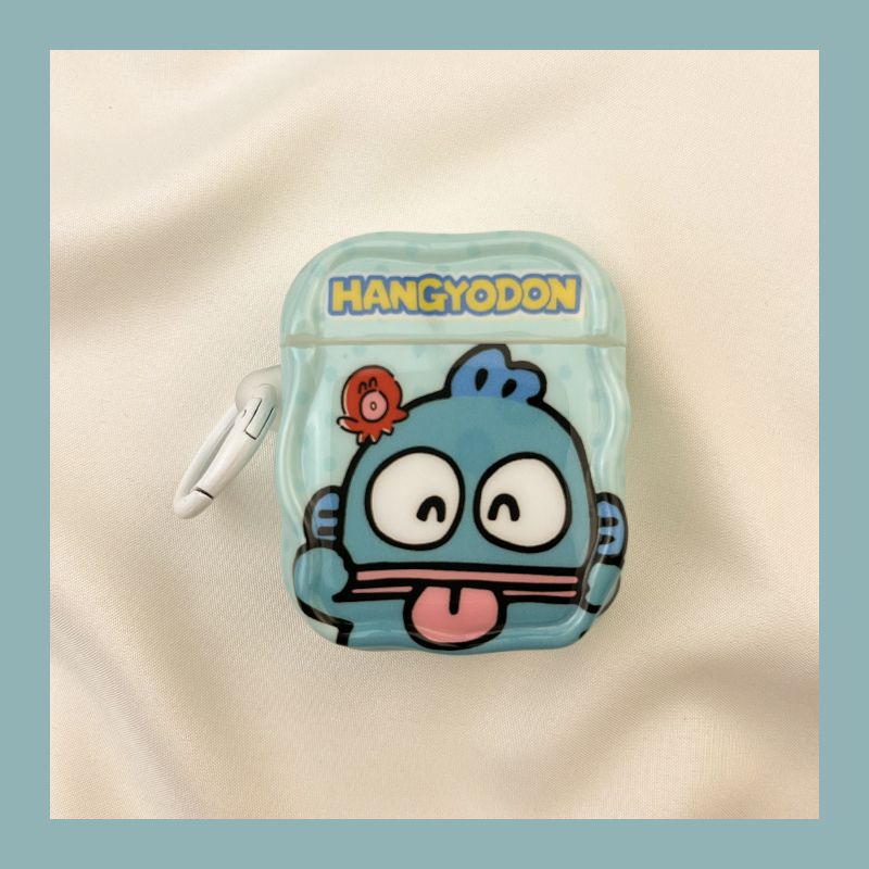 

for Apple Pro Earphone Case Second Generation Wireless Bluetooth 1 Third Generation Aipods2 Generation IPods Fourth Generation 4 Fifth Generation AirPods Pro [Fun cute octopus clownfish] send Hook