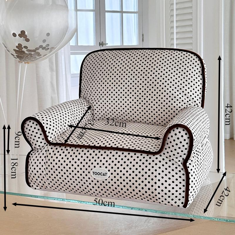 

Pet Sofa Bed Winter Warm Velvet Kennel Cat Nest Dog Beds Washable Pet Bed for Small Medium Dogs Cat Plush Puppy Bed Pet Supplies