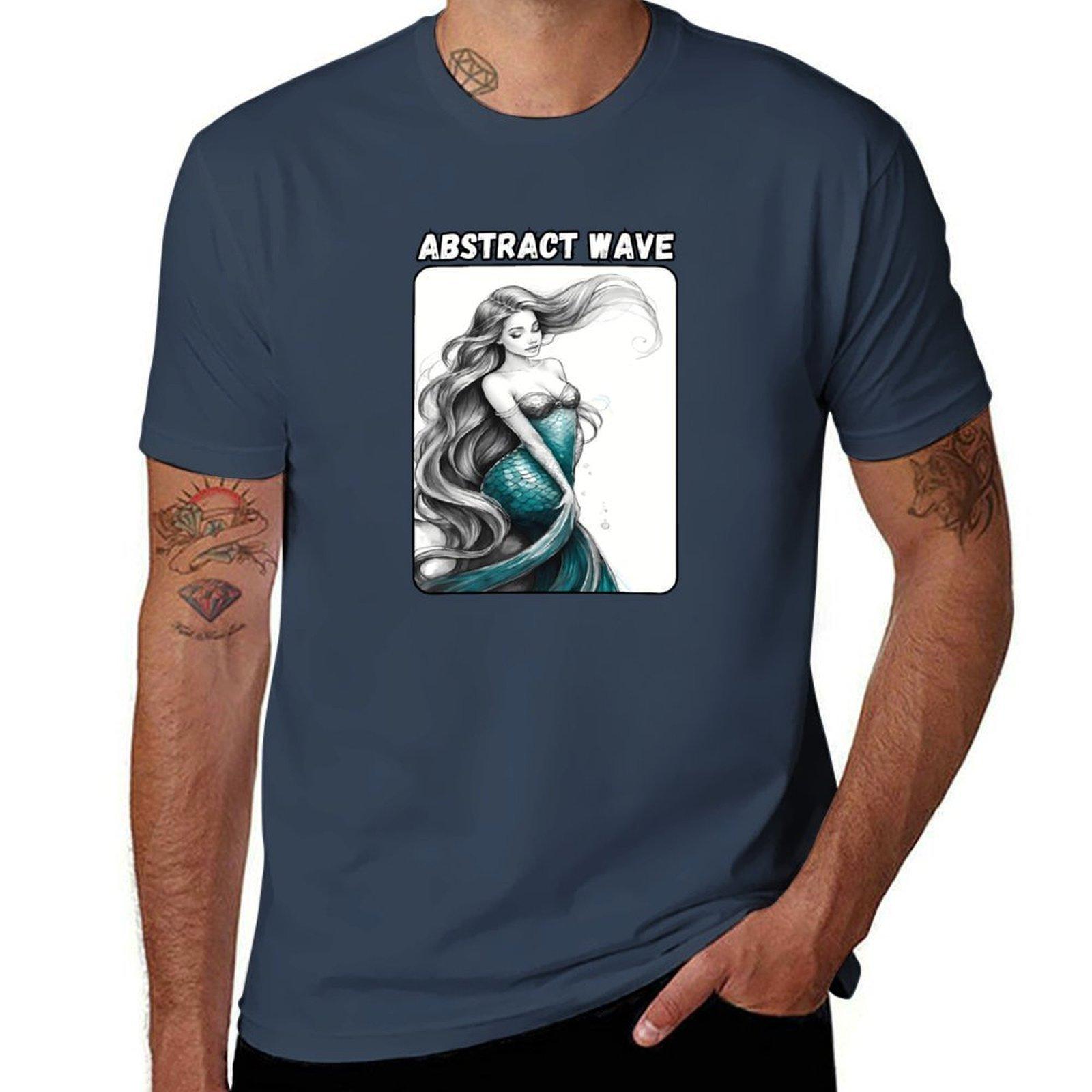 Abstract Wave 148 great fantasy wave TShirt Plus Size Gym Sports TShirt S