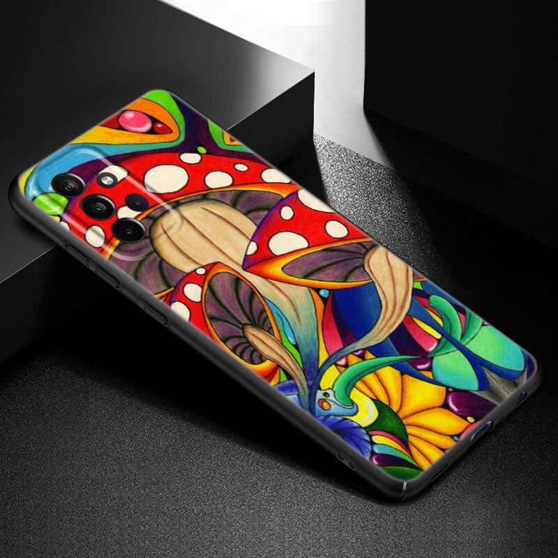 Colourful Psychedelic Trippy Art Case For Samsung A21 A30 A50 A52 S A13 A22 A32 A33 A53 A73 5G A11 A12 A31 A51 A70 A71 A72