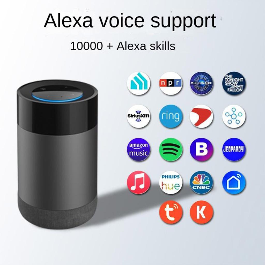 Altavoz inteligente infrarrojo W35 con interacción de voz IA y voz en 9 países. Plataforma de voz Alexa integrada.