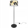 Elegant Floor Lamp, Golden Flower Lampshade, Led