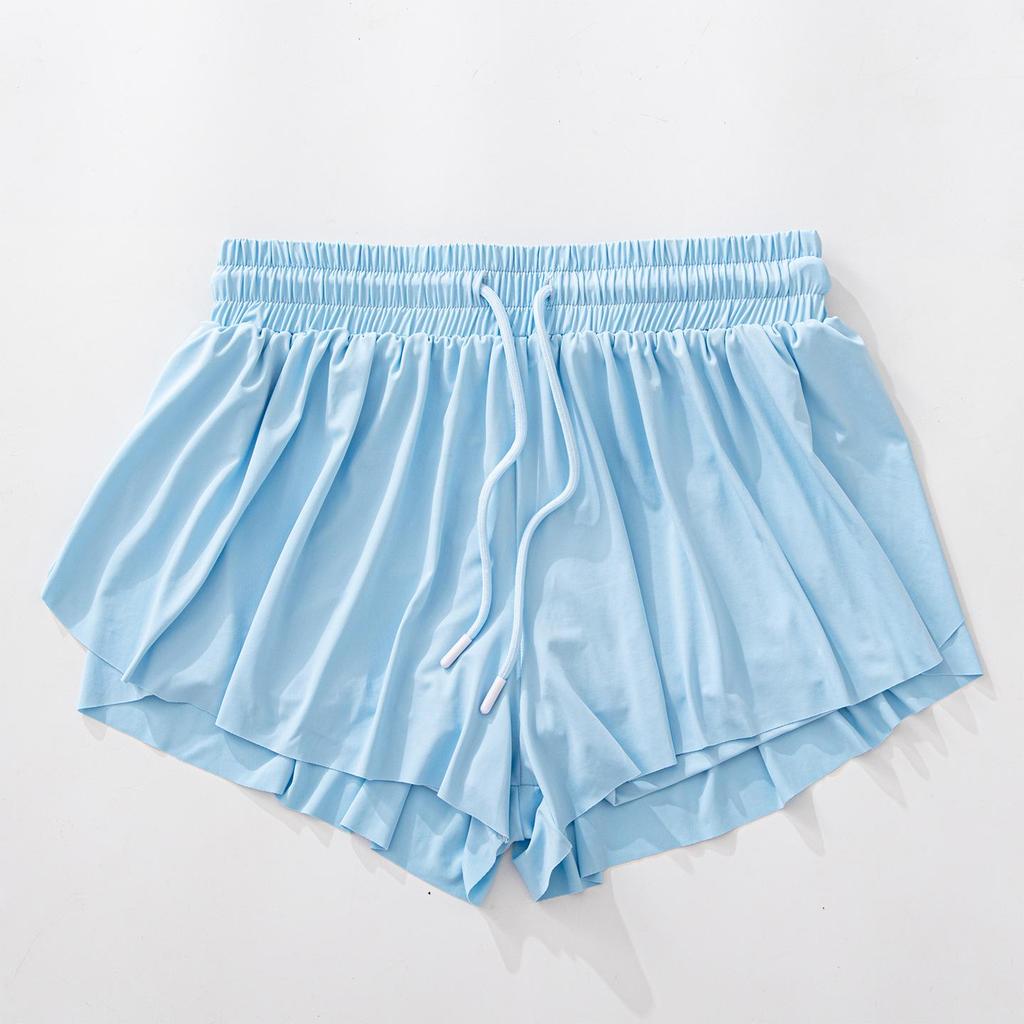 Gonna da Yoga/Tennis da Donna ad Asciugatura Rapida con Pantaloncini Traspiranti e Tasche