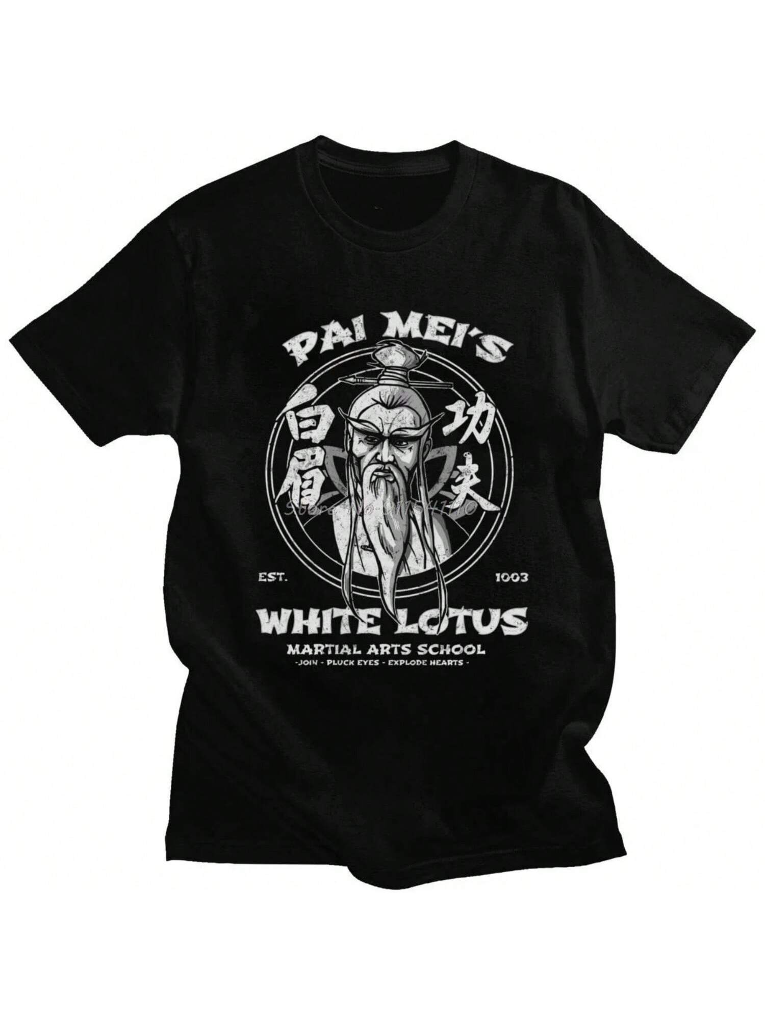 Pai Mei White Lotus T Shirt Wounisex T-Shirt Short Sleeves Hattori Hanzo Tshirt Tarantino Film Tee Top Clothing Gift S разноцветный