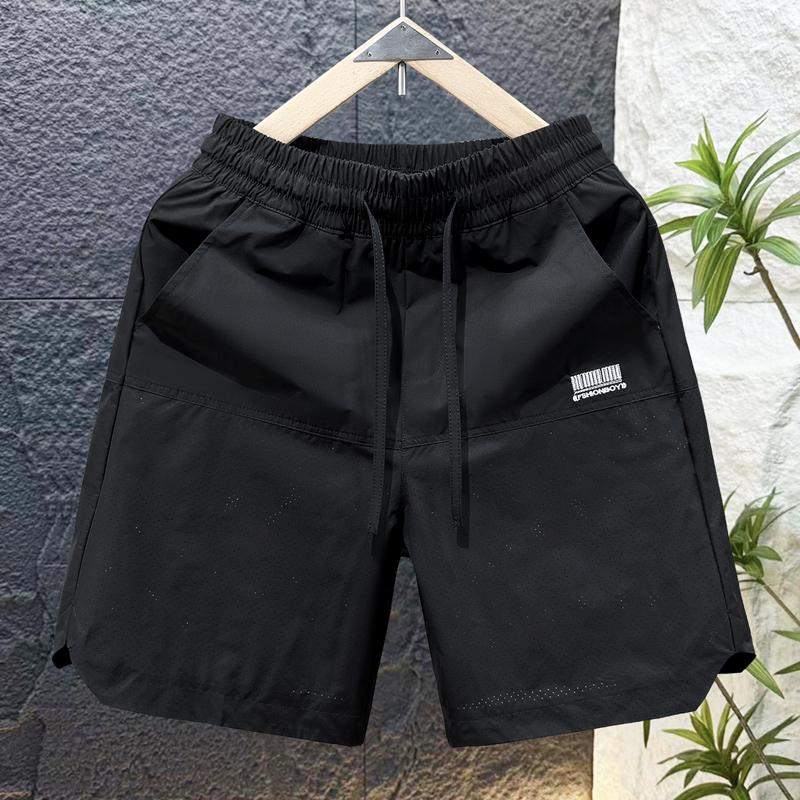Summer Casual Shorts Men Clothes Plus Size Elastic Waist Summer Black Shorts