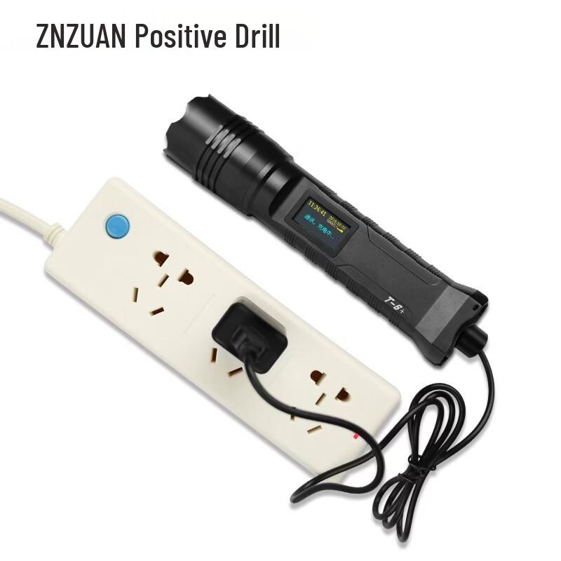 IP67 Security Patrol Wand with Flashlight & Color Screen CN plug (adapter included)