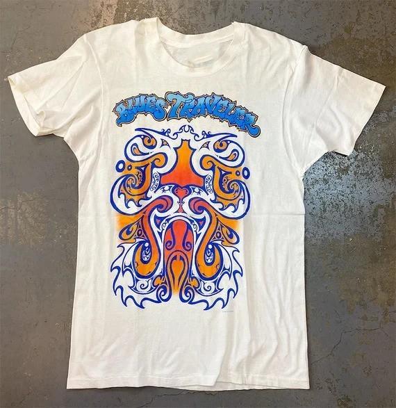 Blues Traveler 1991 US Tour Vintage Tshirt For Men Women FN1245 Unisex T-Shirt XXXL