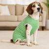 Elastic Dog Recovery Suit Washable Four-legged Pet Sterilization Suit Striped Design Dog Recovery Clothing Weaning Period