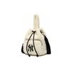 New MLB Polyester Bucket Bag, Handbag, Shoulder Bag, Crossbody Bag Regular Women's Milk White 3ABMS0316-50CRS