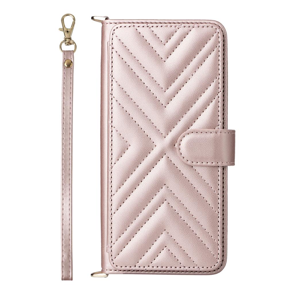 For Oppo F29 Pro 5G (Global)/A5 Pro 5G (China) Wallet Case with Shoulder/Wrist Strap Leather Phone Cover Stand