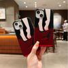 Elegant Minimal Black Red High Heels Stiletto Bare Foot Red Nail Art Film Aesthetic Protective Shockproof Bumper Case For iPhone 14 15 16 Pro Max Plus