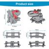 Train Tracks for Building Blocks, 32 Parts City Railway Set | Includes Straight & Curved Rails | Toy Gift for Kids