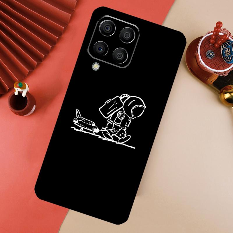 

Cartoon Space Astronaut For Samsung Galaxy M13 M14 M33 M12 M32 M52 M31 M55 M15 M11 M21 M35 M53 M34 M54 M06 M16 Case Samsung M21