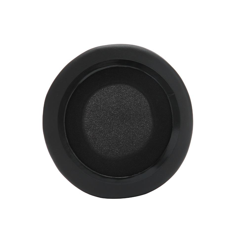 2PCS Black Universal Headphone Ear Pad Sponge + Leather Noise Isolation Ear Pads Cushion Comfortable Ear Covers