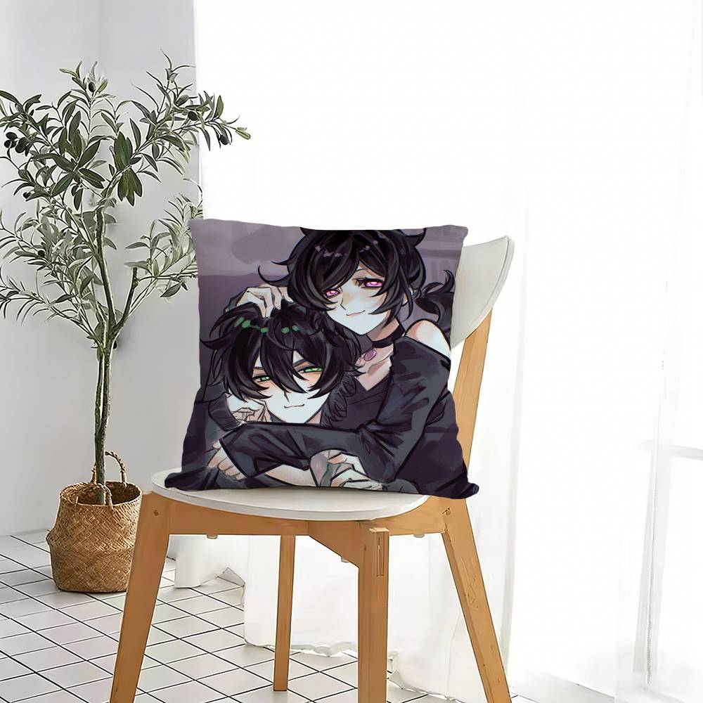 C-Coffin Of A-Andy And L-Leyley Pillow Case Pattern Printed Pillowcase For Living Room Sofa Cushion Cover