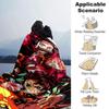 Tanjiro Nezuko Kamado Print Flannel Blanket High Quality Warm Comfortable Cover for All Seasons Perfect for Gifts Home Decor