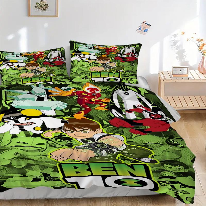 Ben Alien Force Print 3Pcs Bedding Setduvet Cover With 2 Bedropillowcase Home Birthday Gift
