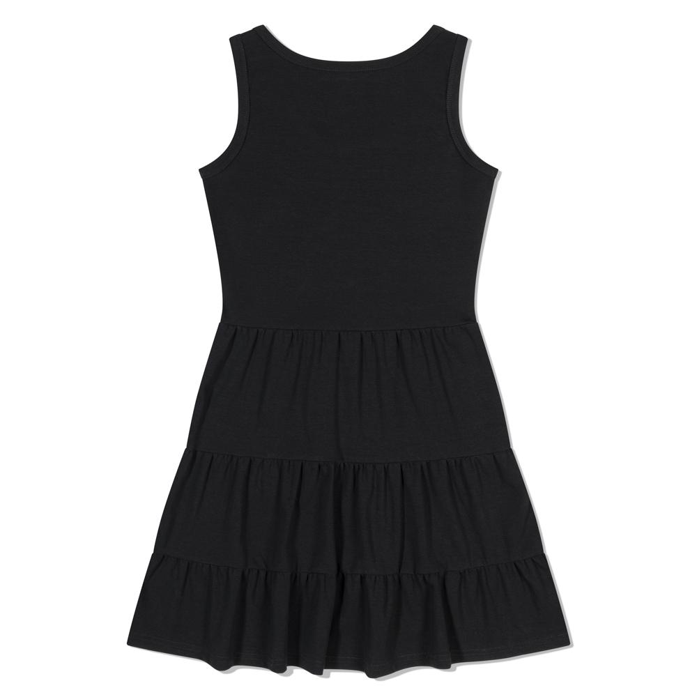 Moa Layered Tank Dress (Black)