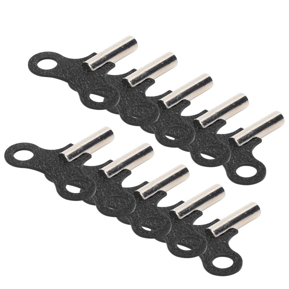 10 STuks Set Klokgereedschap Klokwerk Sleutels Compact Mechanisch Klokje Sleutel Klok Reparatiegereedschap Antieke Klokken