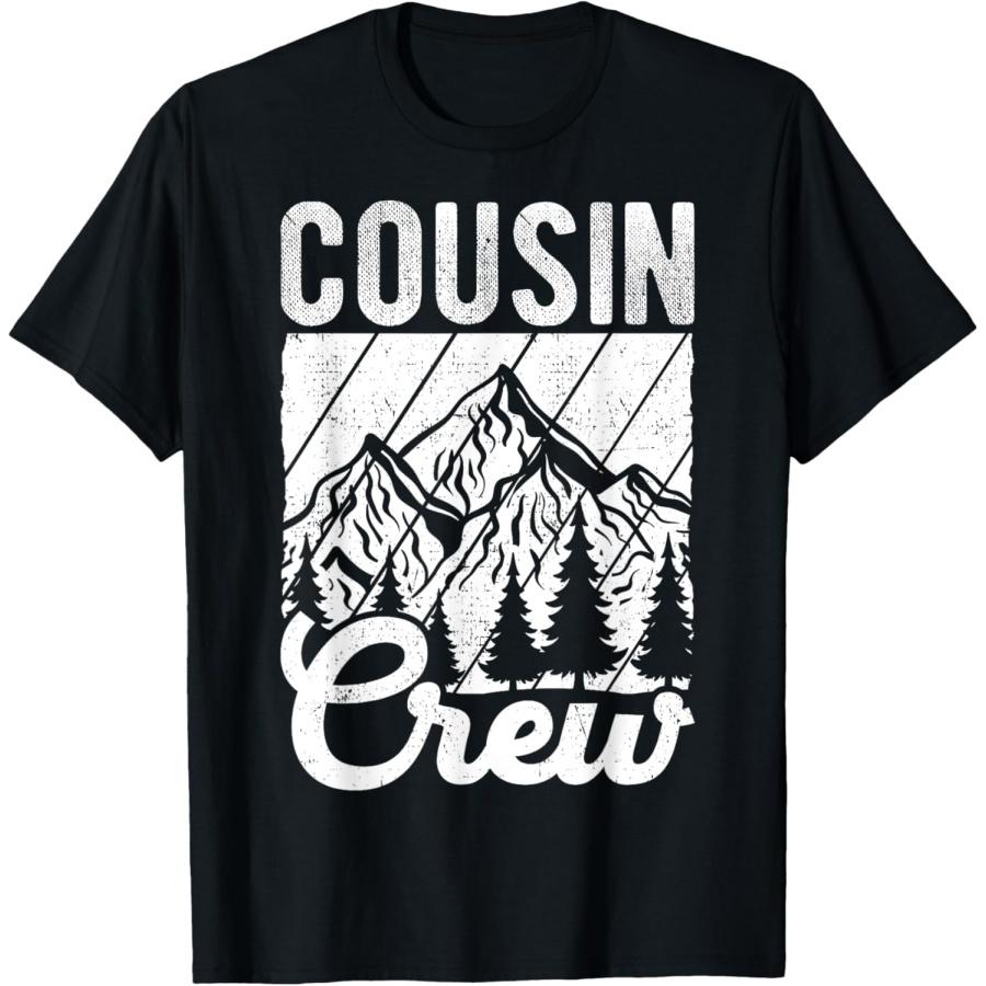 

Cousin Crew Mountain Snow Family Best Crew Hiking T-Shirt XXXXXL чорний