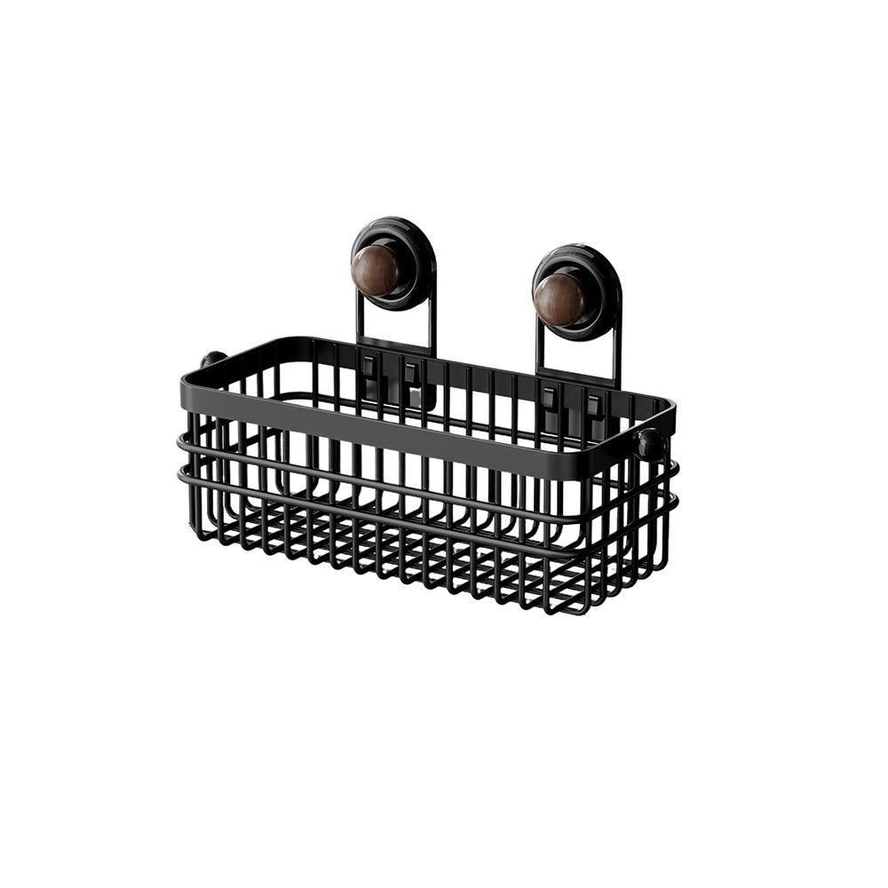 Suction Cup Hanging Kitchen Baskets Grid Design Hanging Onion Storage Box  Vegetable