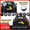 AYCCV1 Interior Mouldings 74mm 82mm rear boot badges front hood trunk Emblem logo for BMW F18 F10 E64 E63 E60 E52 E83 E46 E92 E90 E84 E
