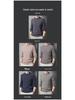 Men's 100% Wool Round Neck Winter Sweater, Casual Business Jacquard Knitwear