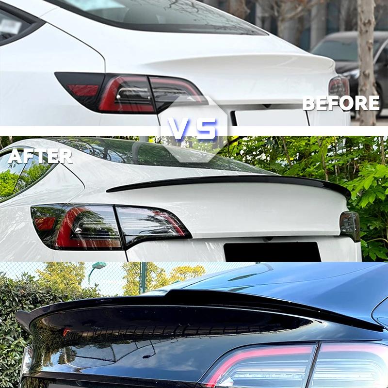 For Tesla Model 3 P Style Maxto 2017-2025 Rear Trunk Spoiler  High-performance ABS Spoiler Lip Tail Wing Accessories