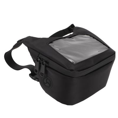 Motorcycle Handlebar Bag Touch Screen Operation Waterproof Black Universal Replacement for Vespa