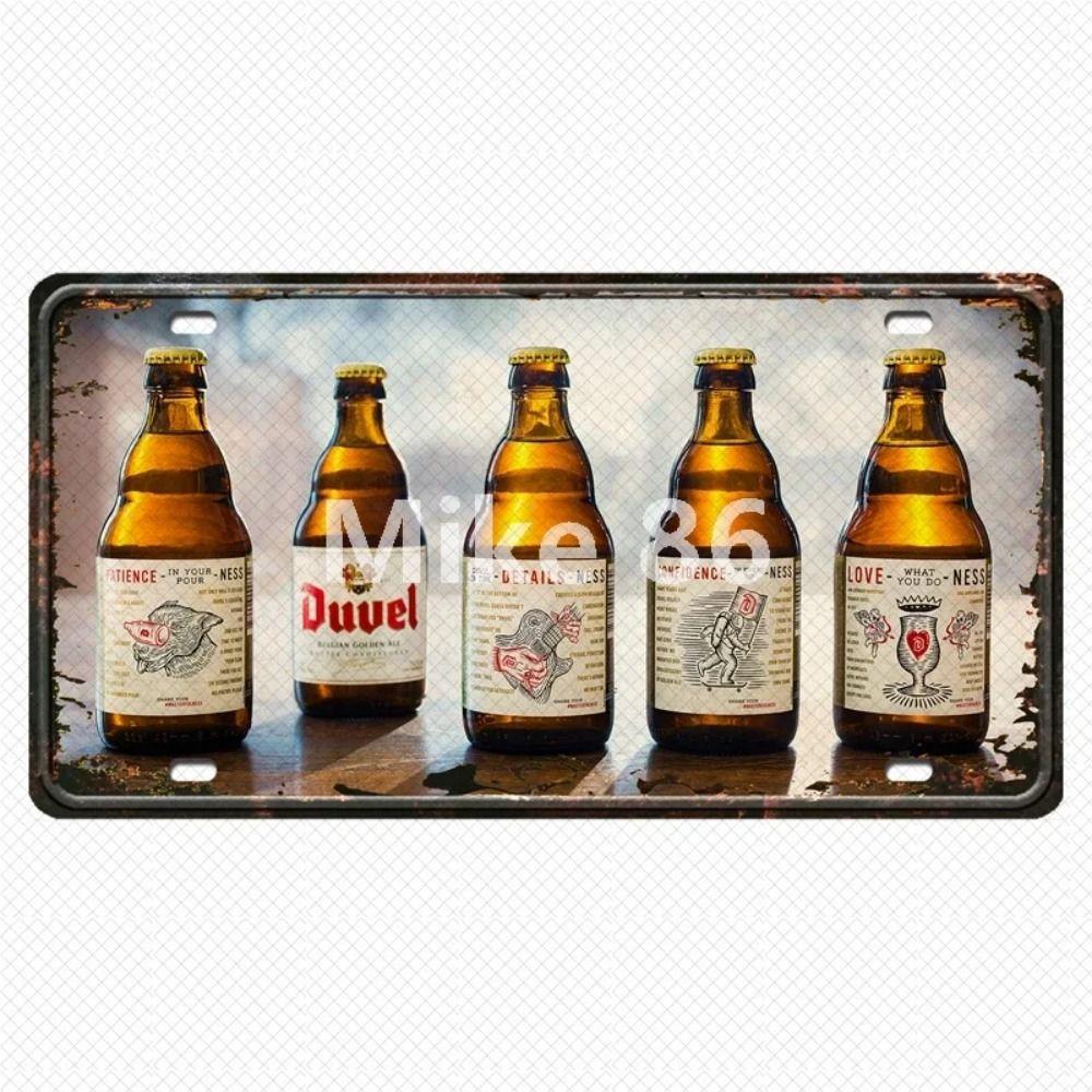 Ölplåtskylt Vintage Väggdekor 15x30cm