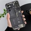 Phone Case for Samsung Galaxy A73 A53 A13 A22 A12 A32 A71 A21S A33 A52 A72 A41 A50 A70 A31 M31 Battery Motherboard Circuit Board