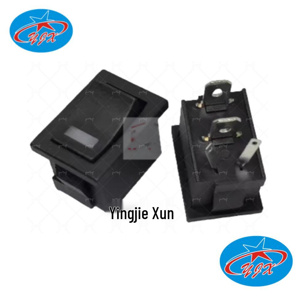 ZX Zhongxun Illuminated Rocker Switch KCD1-B2 with Small Square Light, 15x21.