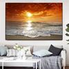 Sonnenaufgang, Meereslandschaft, Strand, Leinwandgemälde, moderne Poster und Drucke, Cuadros, Wandkunst, Bilder, Wohnzimmer, Heimdekoration, ohne Rahmen, ohne Rahmen