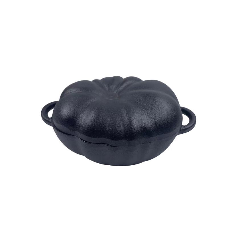 ZISIZ Cast Iron Pumpkin Stew Pot