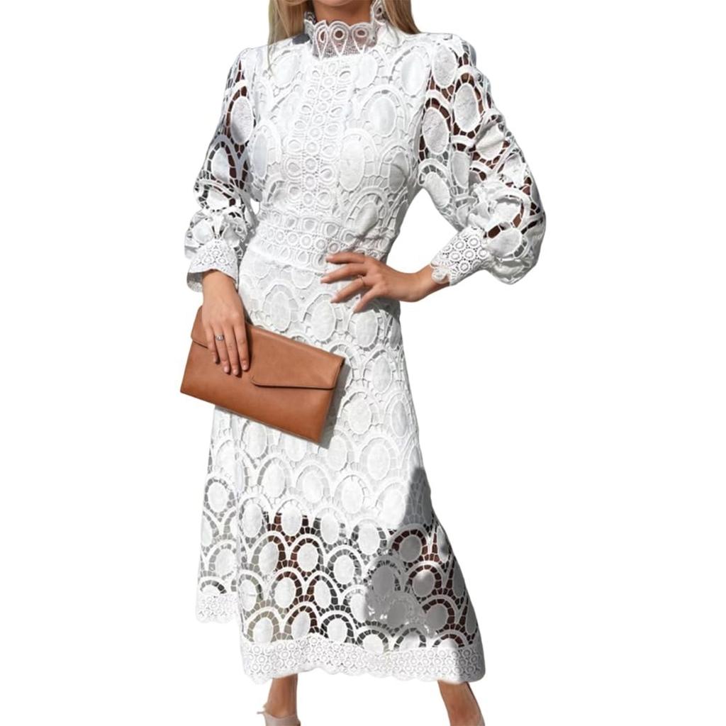 Rochie de club pentru femei, retro, din catifea, decorată cu dantelă și nasturi