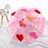 1pc Heart Lollipop Pattern Umbrella with Plastic Handle,Suitable for All Seasons Home Travel Outdoor Umbrellaptys31028