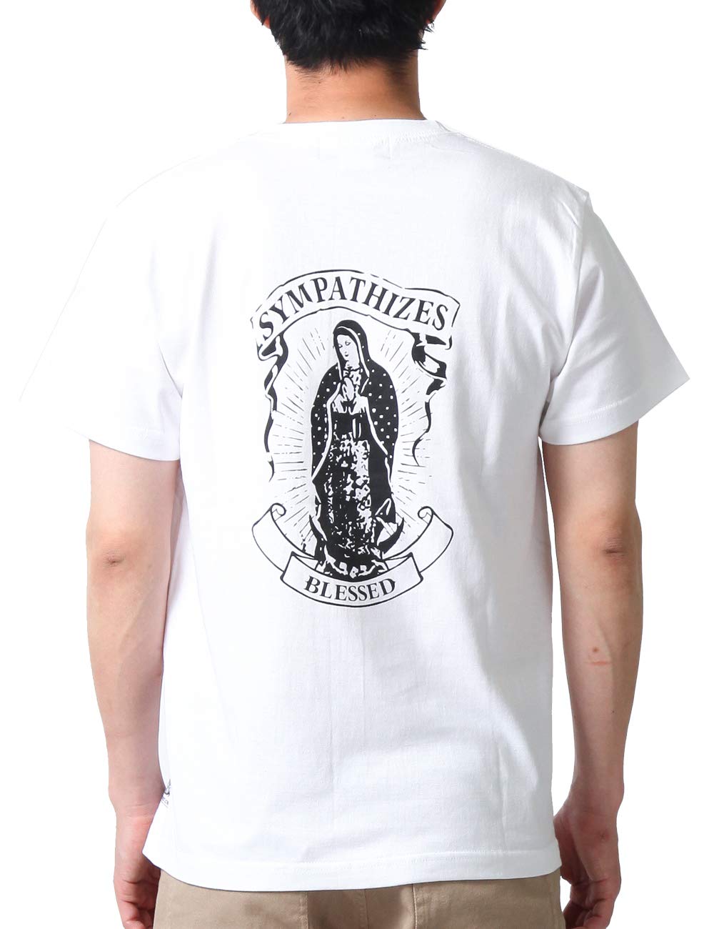 

Large Short Maria Play Street Style [Confuse] Men s T-shirt, Size, Sleeve, Hand, Print, con-rem-2859 (M, WHITE) білий