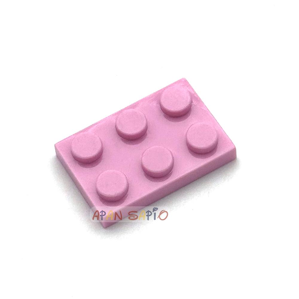 50pcs DIY Building Blocks Thin Figures Bricks 2x3 Dots 12Color Educational Creative Size Compatible With 3021 Toys for Children