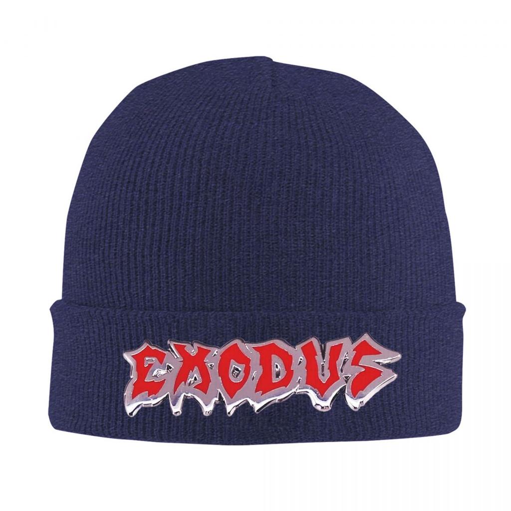 Heavy Metal Exodus Warm Knitted Cap Hip Hop Bonnet Hat Autumn Winter Outdoor Beanies Hats for Men Women Adult